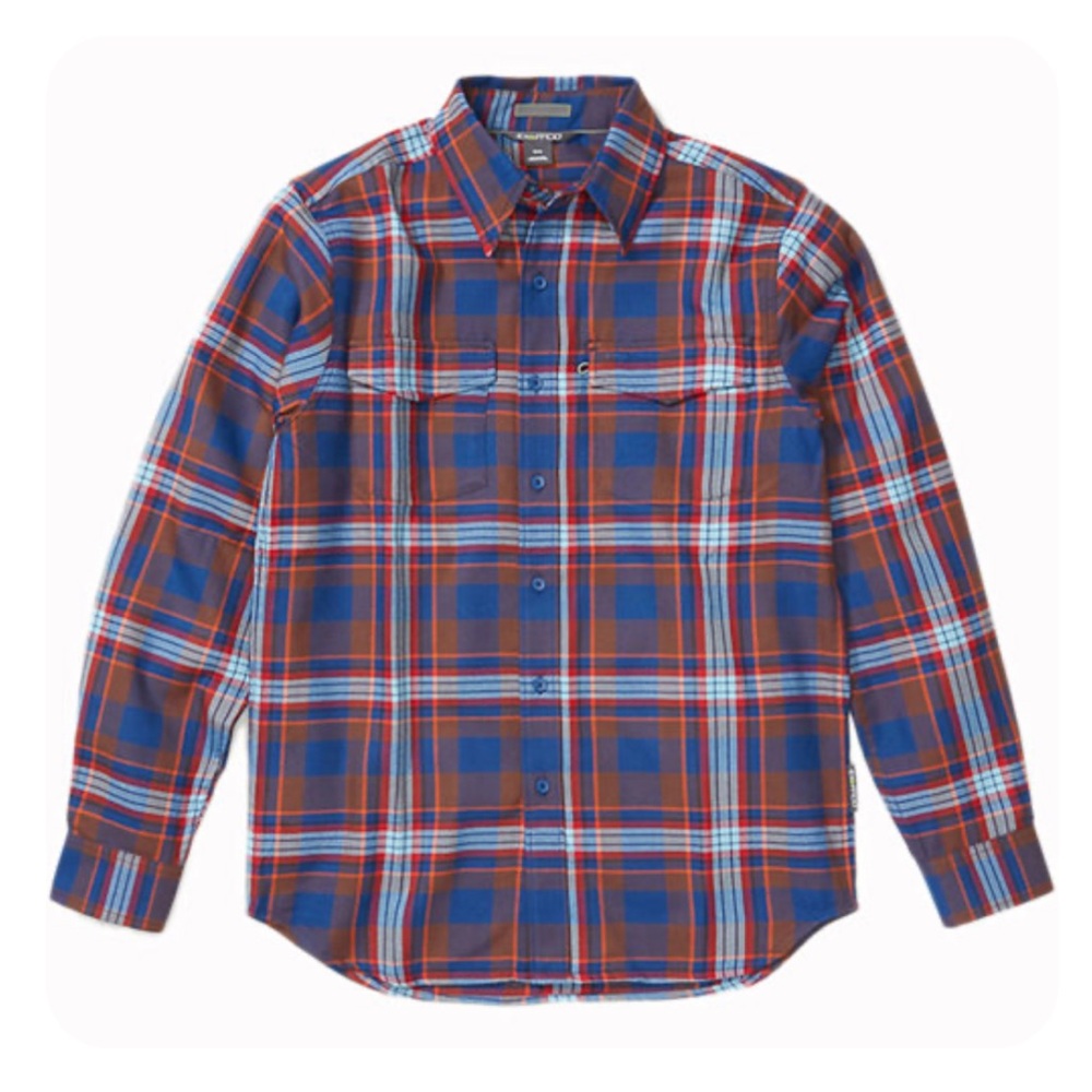 ExOfficio Stonefly Midweight Flannel Shirt Men’s Medium NWOT